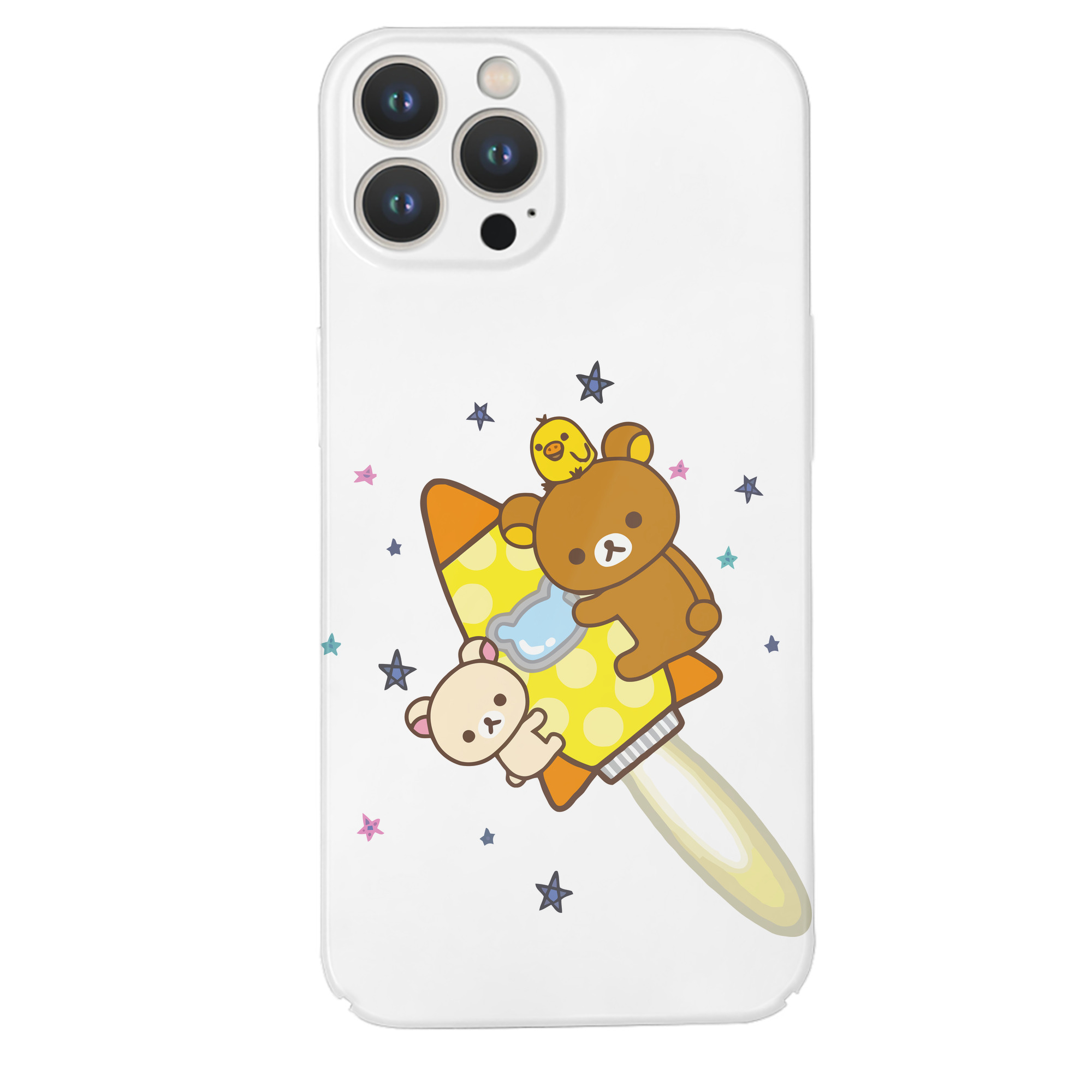（画像用） リラックマ リラックマ キイロイトリ Rilakkuma Korilakkuma Kiiroitori 【iPhone 14シリーズ対応】ハードケース